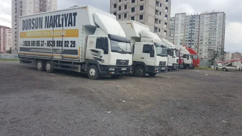 Dursun Nakliyat araçları ve dış cephe taşıma asansörü